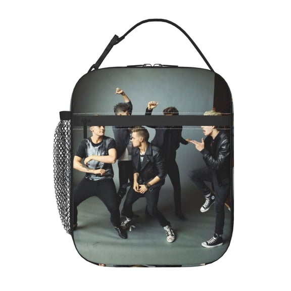 One Direction Lunch Bag Insulated Lunch Box Reusable Lunchbox Waterproof Portable Lunch Tote. 10 x 8 x 4 inch
