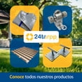 thumbnail image 5 of Malla Sombra 3x3.5 Metros - Rectangular Bicolor - Lonas para Exteriores - Lona para Sombra - Argolla y Bastilla Ultra-Resistente - Protección UV - Fácil Instalación - Malla 3x3.5 CB, 5 of 5