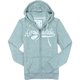 thumbnail image 1 of Aeropostale Sudadera con capucha y cremallera para mujer 87, gris, mediana, 1 of 1
