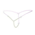 thumbnail image 2 of Alkepwun Thongs for Women Pearl T Back G String Bikini Thongs Panty Underwear Sexy Micro Underpant String Knickers Briefs, 2 of 4