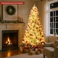thumbnail image 2 of Costway 7 FT Pre-lit Artificial Christmas Tree with 855 Branch Tips & 350 LED Lights, 2 of 10
