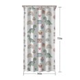 thumbnail image 5 of White Cartoon Dinosaurs Sweets Rainbows Pattern Shower Curtain 36"x72" ,Bathroom Decorative Shower Curtains Set with 12 Hooks,Modern Waterproof Washable Shower Curtain, 5 of 6