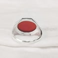 thumbnail image 6 of Carnelian Mans Ring, Natural Carnelian Gents Ring, Birthstone Silver Jewelry, 925 Silver Ring, Birthday Gift, Heavy Mens Ring, Arabic Design, Oxidized Mans Ring, Christmas, Turkey Mens Signet Ring, 6 of 6