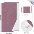 thumbnail image 3 of Dreamtimes Purple Glitter Texture Bath Towel Set, Pure Cotton Washcloth Lightweight and Highly Absorbent Quick Drying Towels for Bathroom, 3 of 7