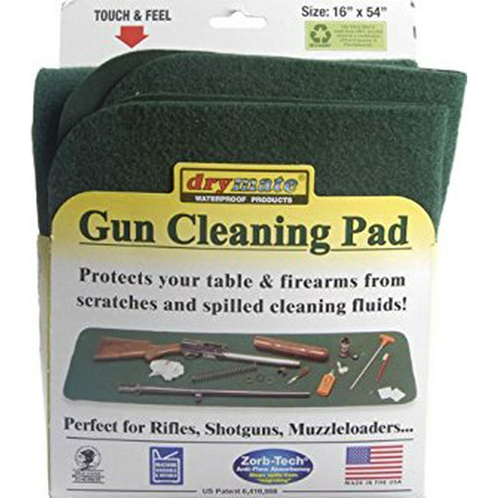 DRYMATE GUN CLEANING PAD 16" X 54" GREEN