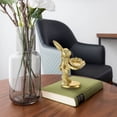 thumbnail image 5 of Golden Bunny Figurine Jewelry Ring Tray, Standing Decorative Rabbit Statue Ornament for Home Desktop Table Decor, Easter Decor & Perfect Gift(1Pcs), 5 of 7