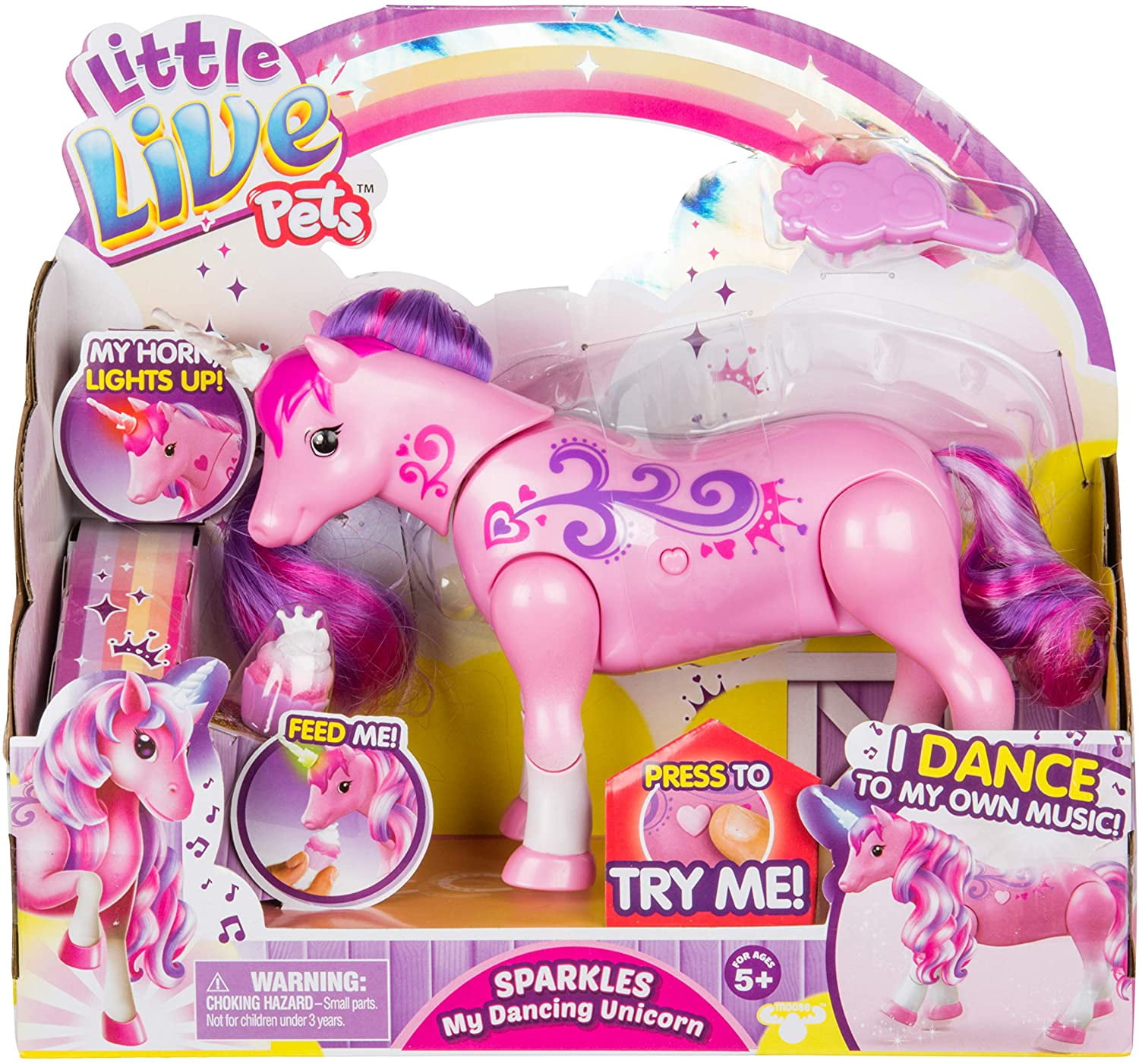 Buy Little Live Pets Sparkles My Dancing Interactive Unicorn Dances