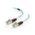 thumbnail image 3 of C2G 4m LC-LC 50/125 OM4 Duplex Multimode Fiber Cable - Aqua - Patch cable - LC multi-mode (M) to LC multi-mode (M) - 4 m - 4 m - fiber optic - duplex - 50 / 125 micron - OM4 - aqua, 3 of 5