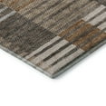 thumbnail image 4 of Addison Rugs Mayfield Washable Transitional Striped Paprika Rectangle Rug, 1'8" x 2'6", 4 of 5