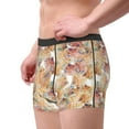 thumbnail image 2 of Yiaed Seashells Print Men's Soft Cotton Boxer Shorts Breathable Boxers Underwear Moisture-Wicking Underwear Stretch Boxer Briefs for Man-Large, 2 of 5