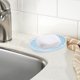 thumbnail image 3 of Jabonera de silicona, ecológica, fácil de limpiar, bandeja organizadora para fregadero de cocina y baño, juego de 2, 3 of 5