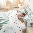 thumbnail image 5 of Catabedysis Personalized Camper Gifts 7-Piece Twin Bedding,Rustic Cabin Deer Monogrammed N Bedding Comforter Set For Boys,Polkadot Reversible, 5 of 7