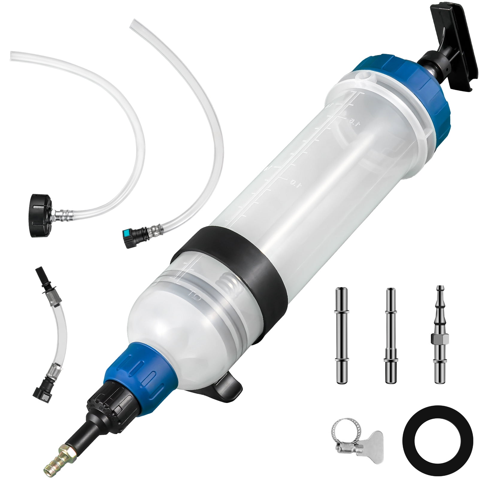  Thorstone Automotive Fluid Extractor Pump, Oil Change Syringe  with Hose, Manual Fuel Suction & Filler, Fluid Oil Change Evacuator (7  Oz./0.21 Qt./200 CC) : Automotive