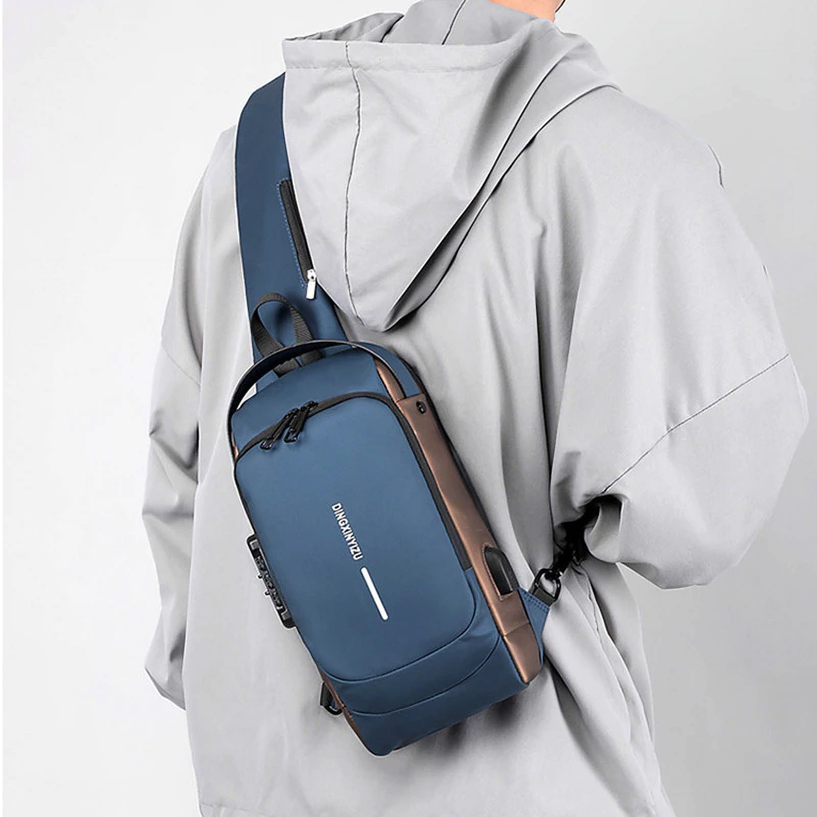 yievot Men And Women's Chest Bag Messenger Bag Fashion Waterproof