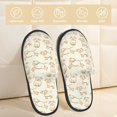 thumbnail image 2 of Bixox Men's Women's Funny Pigs Patterned Plush House Slippers, Memory Foam Slippers, Indoor and Outdoor Warm Plush Bedroom Shoes, Soft Flat Sole, Comfortable and Non-slip, 2 of 5