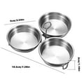 thumbnail image 4 of 2/1pcs Poached Egg Holder, Stainless Steel Egg Poacher, Egg Poacher Tray, Nonstick Stainless Steel Egg Poacher Replacement Cup Egg Pan, Round Egg Cooker Rings For Breakfast Cooking Tool, 4 of 8