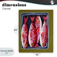 thumbnail image 4 of Stupell Industries Contemporary Red Fish on a Platter Canvas Art, 16 x 20, by Rachel Nerney, 4 of 8