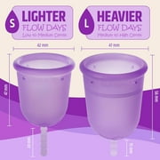 VENUS Menstrual Cup, BPA-Free & 100% Medical Grade Silicone Period Cup, Small, 1-Pack