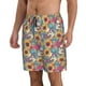thumbnail image 2 of Fotbe colorful Skull sunflower Trajes de Baño Estampados para Hombre, Shorts de Verano de Secado Rápido, Ropa de Playa, Bañadores-XX-Large, 2 of 6