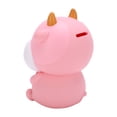 thumbnail image 4 of Gifts Piggy Bank, Large Deposit Port Piggy Bank Hand Painting Vinyl Wear-Resistant Cute Cartoon Calf Detailed Carving For Gifts For Ornaments For Toys ANGGREK Otros, 4 of 8