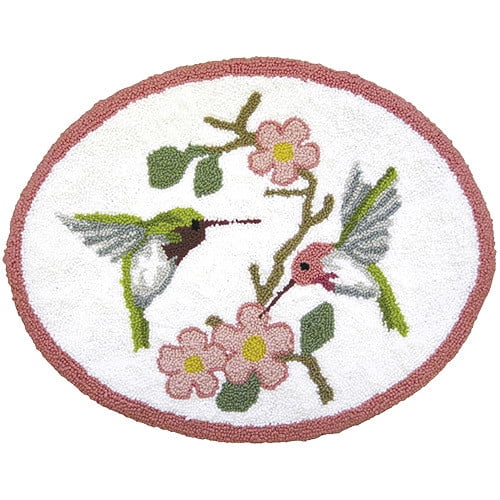 Hummingbird Rug Punch Needle Kit, 27" x 20"