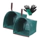 thumbnail image 2 of 2 piezas Bolsas de jardín para escombros, recolectando hojas de hojas de desecho de patio portátil con guantes para comunidades patio trasero al aire 270L 105CMX56CMX43CM, 2 of 8