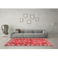 thumbnail image 3 of Ahgly Company Indoor Rectangle Geometric Red Traditional Area Rugs, 5' x 8', 3 of 4