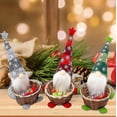 thumbnail image 2 of Cesta de dulces Caja de regalo para niños Cesta de frutas Adornos de decoración navideña, 2 of 4