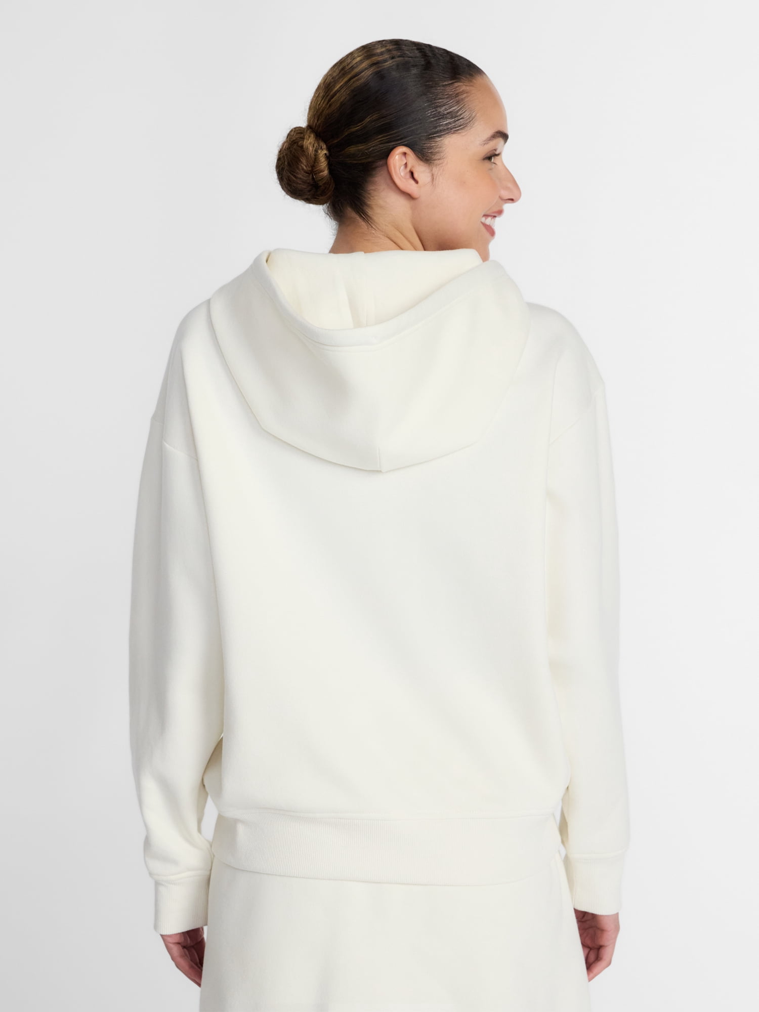 Athletic Works Women's and Women's Plus Full Zip Fleece Hoodie, Sizes XS-4X