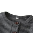thumbnail image 3 of Baby Boys Girls Romper Ribbed Short Sleeve Knit Cotton One Piece Jumpsuit, 3 of 6