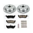 thumbnail image 3 of Power Stop Rear Stock Replacement Brake Pad and Rotor Kit KOE1331, 3 of 8