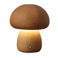 thumbnail image 3 of Lámpara de mesa con forma de hongo, luz nocturna, adorno para dormitorio, bar, decoración de interiores del hogar. D Haya, 3 of 8
