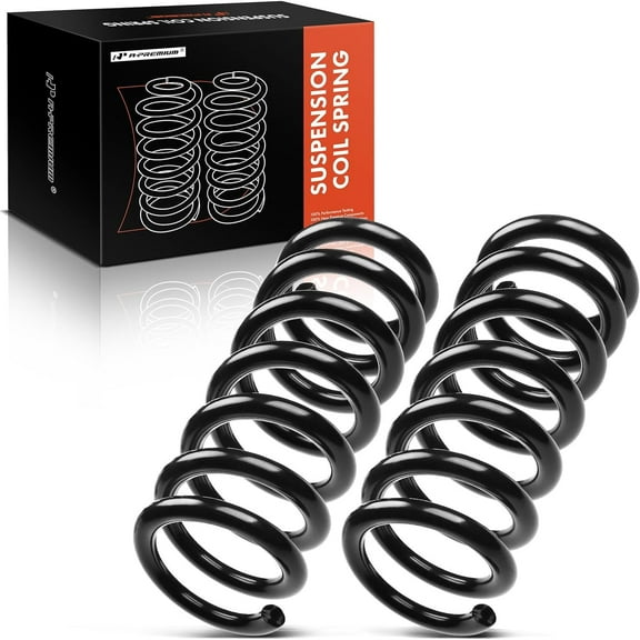 A-Premium Suspension Coil Springs Compatible with Mercedes-Benz C204 W204 C250 C350 2012-2015 Rear Side 2-PC Set