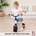 thumbnail image 4 of Bicicleta de equilibrio KRIDDO para bebés de 1 a 2 años, color blanco, 4 of 6