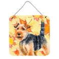 thumbnail image 1 of Welsh Terrier Fall Wall or Door Hanging Prints, 6 x 6 in., 1 of 1