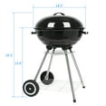 thumbnail image 3 of Parrilla de Carbón de Acero Portátil BBQ Grill Diseño Esférico, 3 of 8