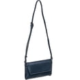 thumbnail image 2 of True Gear Women's Vegan Leather Clutch Crossbody Bag, Blue, 2 of 5
