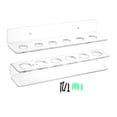 thumbnail image 4 of Almencla Billiard Cue Holder Club Equipment Nonslip Player Pool Cue Rack Wall Mounted 2Pcs Length 30cm, 4 of 8