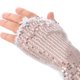 thumbnail image 3 of 1 par de guantes sin dedos: elegantes guantes sin dedos con purpurina - Mangas de lentejuelas retro para mujer, ideales para fiestas de disfraces, presentaciones en el escenario y eventos de baile., 3 of 4