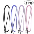 thumbnail image 4 of Miangastore 4Pcs Colorful Leather Glasses Neck Strap String Rope Band Leather Eyeglass Cord Adjustable End Glasses Holder (Blue, Purple, Black and Pink), 4 of 8