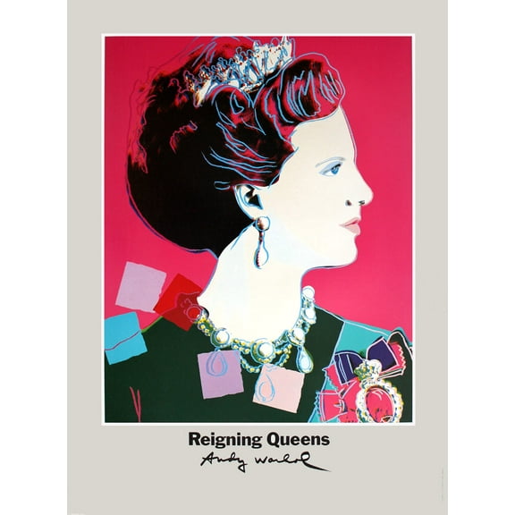ANDY WARHOL Queen Margrethe II of Denmark, 1986
