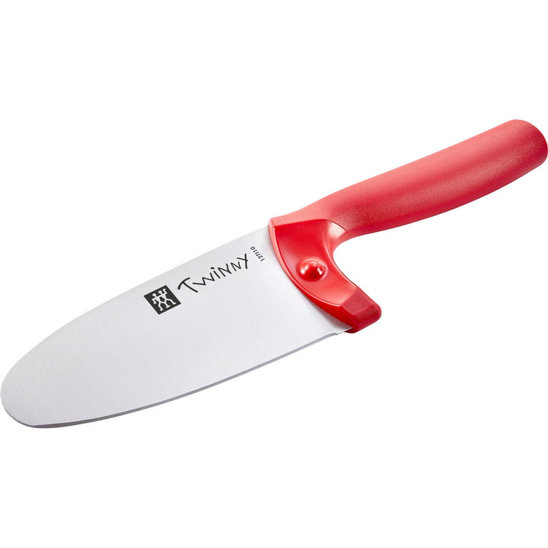 Zwilling Twinny Red Kid's Chef Knife with Sheath - Fante's Kitchen Shop -  Since 1906
