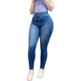 thumbnail image 1 of Leggins Mujer Mezclilla Unitalla Faja Alta Estilo Pantalón Mezclilla, 1 of 5