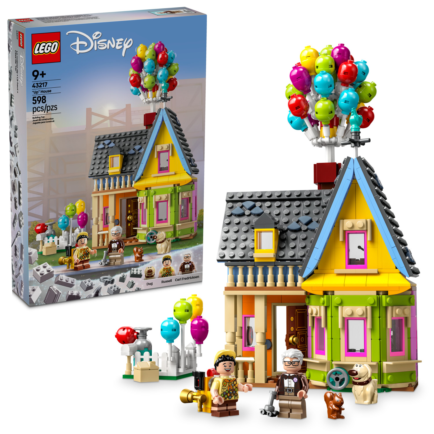 LEGO Disney and Pixar Up House Building Set, 598 Pieces photo 1