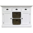 thumbnail image 5 of NovaSolo Halifax 2 Basket Buffet in Pure White, 5 of 5
