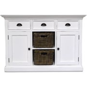 NovaSolo Halifax 2 Basket Buffet in Pure White