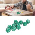 thumbnail image 1 of 10Pcs Polyhedral  Set, 20 Sided  for Role Playing Table Games Math Teaching Props, 1 of 7