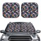 thumbnail image 2 of Balery Hawaiian Style Parasol para parabrisas de coche de 2 piezas | Parasol plegable para parabrisas delantero de coche para la mayoría de sedanes-Large, 2 of 6