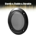 thumbnail image 6 of 4.57 Inch Car Auto Metal Audio Speaker Grill Cover Mesh Woofer Horn Guard Decorative Circle Grille Protector Black, 6 of 6