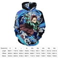 thumbnail image 2 of Demon Slayer Unisex Sweatshirts Loose Pullover Sweater Hooded Hoodie 3D Printing Jacket Winter Fall Clothes 6XL, 2 of 7